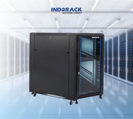 rack-server-indorack-20u-standing-close-rack-19-inch-depth-1150mm-single-glass-door-ir11520g-gambar-1