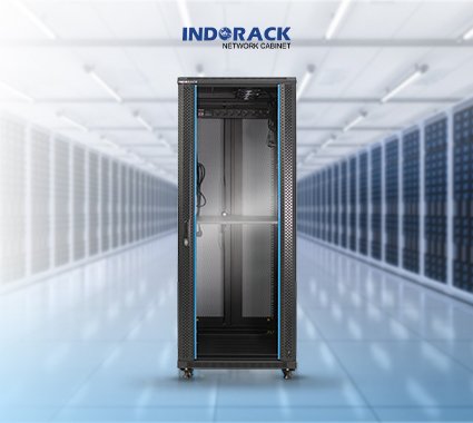 rack-server-indorack-32u-standing-close-rack-19-inch-depth-1150mm-single-glass-door-ir11532g-gambar-1