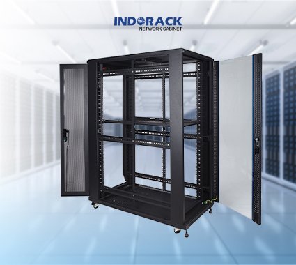 rack-server-indorack-32u-standing-close-rack-19-inch-depth-1150mm-single-glass-door-ir11532g-gambar-2