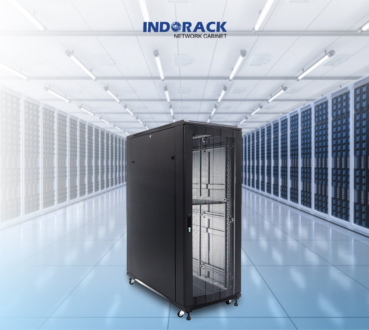 rack-server-indorack-32u-standing-close-rack-19-inch-depth-1150mm-single-perforated-door-ir11532p-gambar-0