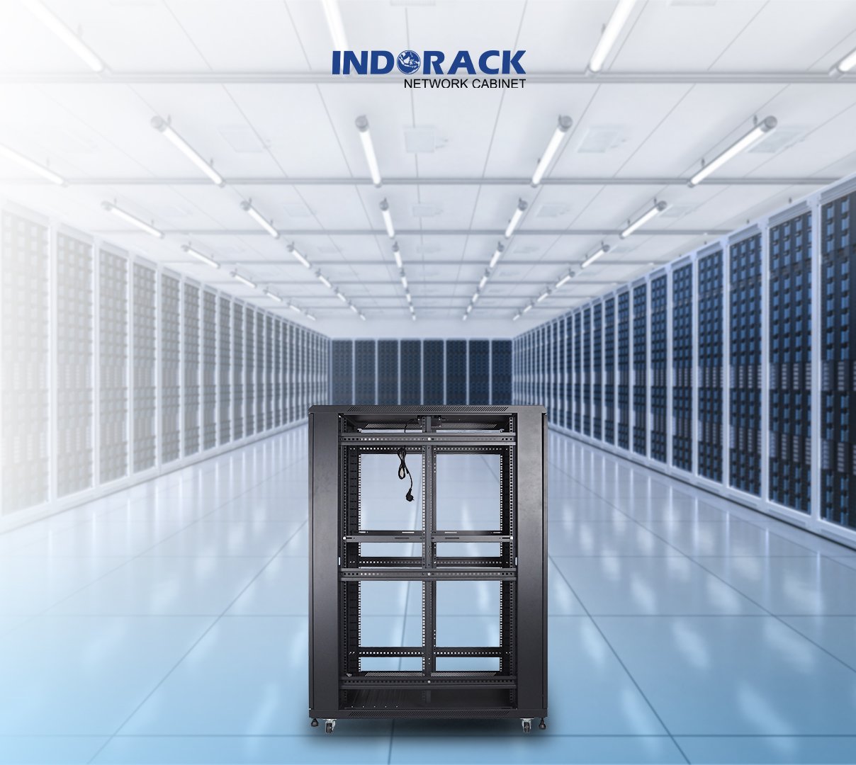 rack-server-indorack-32u-standing-close-rack-19-inch-depth-1150mm-single-perforated-door-ir11532p-gambar-1