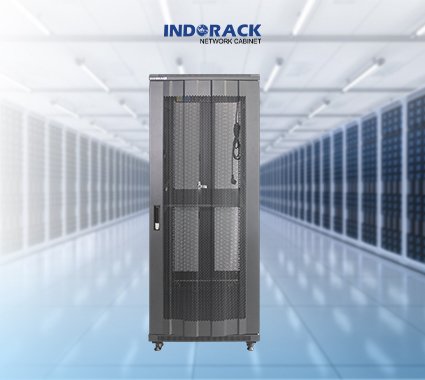 rack-server-indorack-32u-standing-close-rack-19-inch-depth-600mm-perforated-door-ir6032p-gambar-2