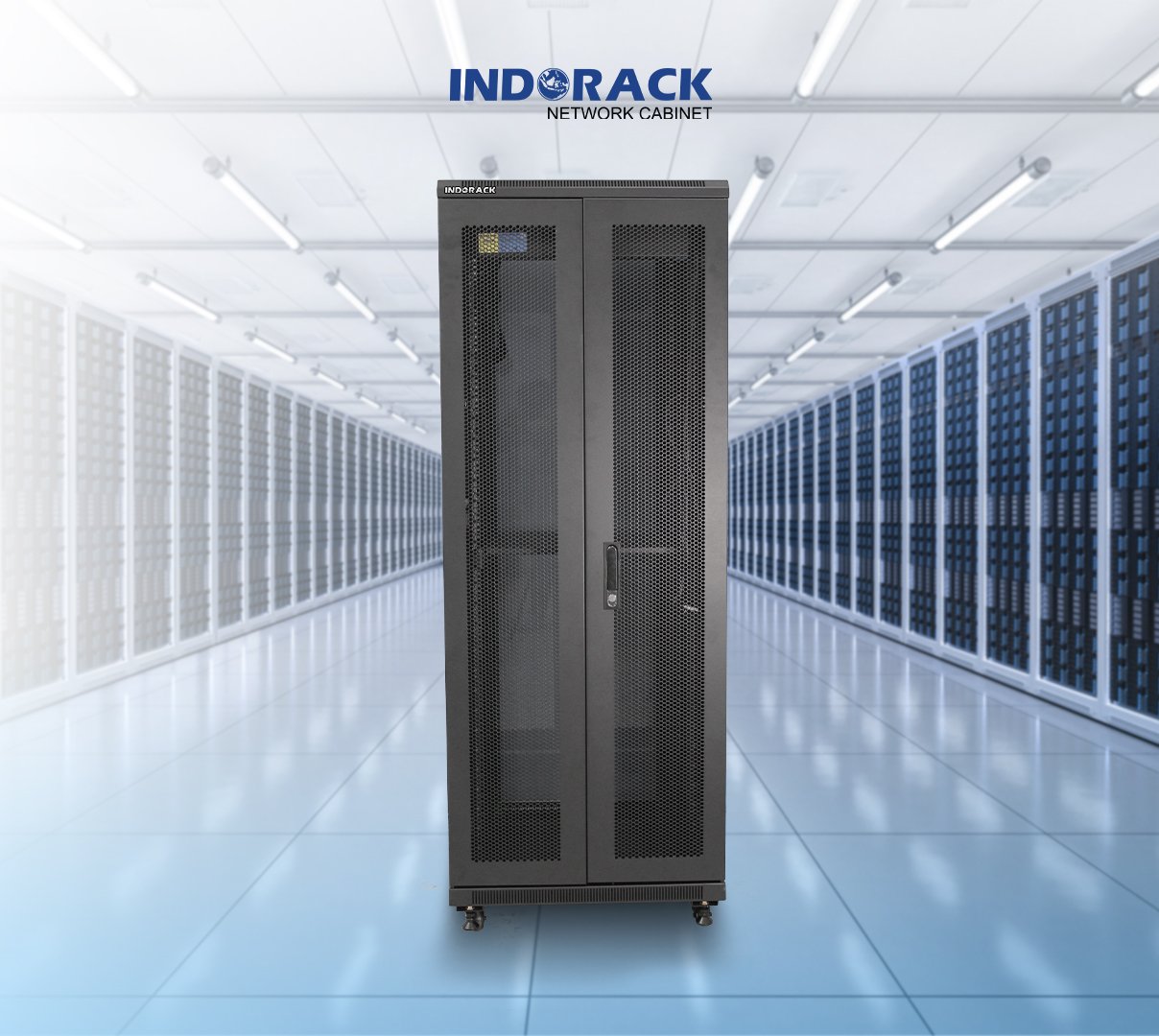 rack-server-indorack-32u-standing-close-rack-19-inch-depth-900mm-double-perforated-door-ir9032d-gambar-0