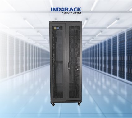 rack-server-indorack-32u-standing-close-rack-19-inch-depth-900mm-single-perforated-door-ir9032p-gambar-2