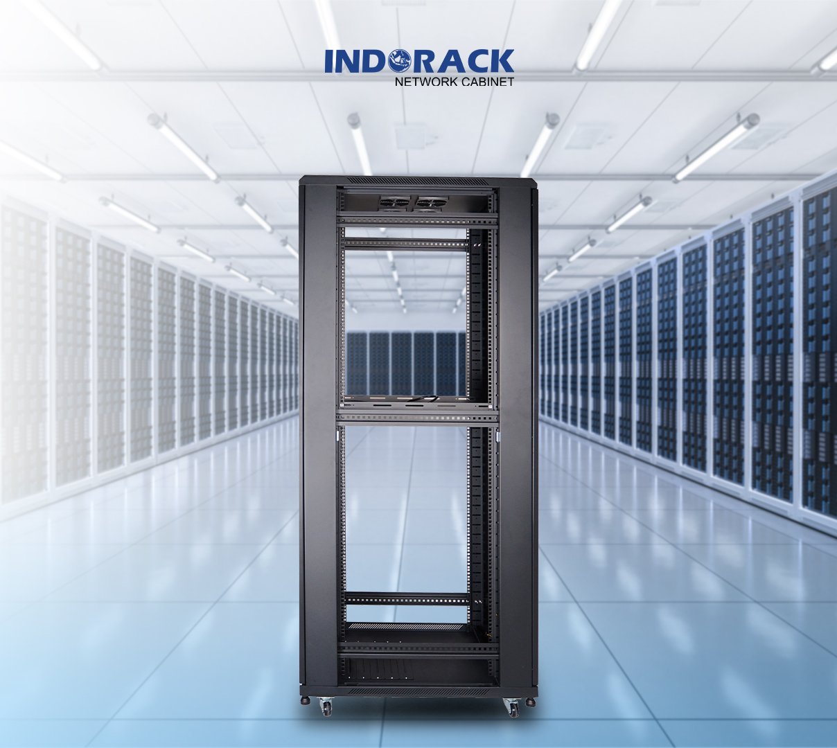 rack-server-indorack-42u-standing-close-rack-19-inch-depth-1150mm-single-perforated-door-ir11542p-gambar-0