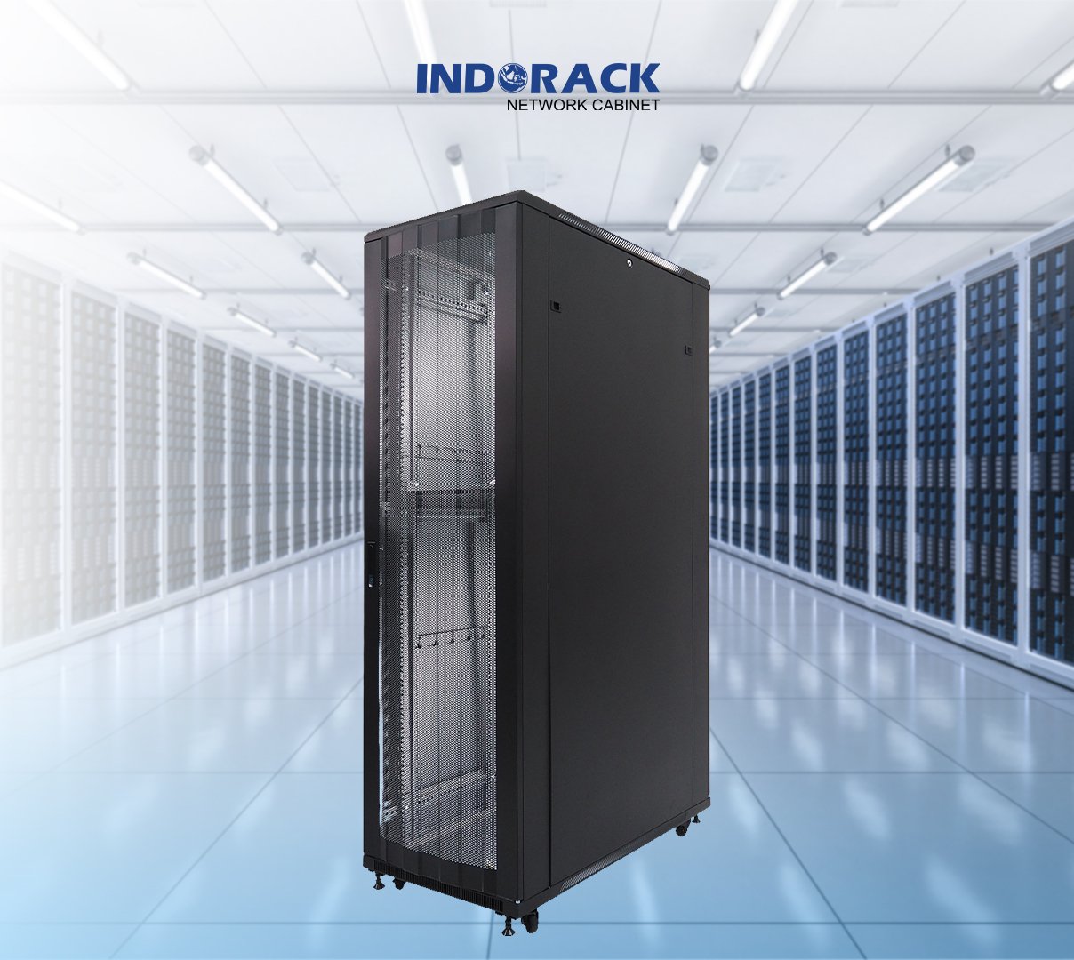 rack-server-indorack-42u-standing-close-rack-19-inch-depth-1150mm-single-perforated-door-ir11542p-gambar-1