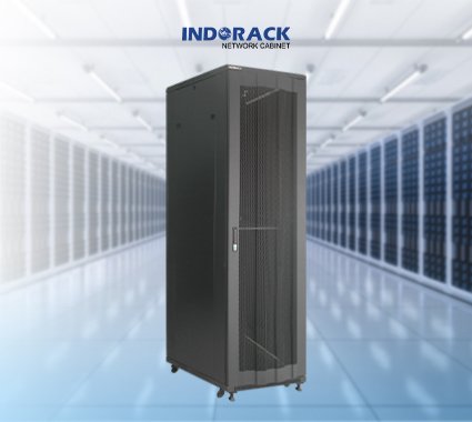 rack-server-indorack-42u-standing-close-rack-19-inch-depth-600mm-perforated-door-ir6042p-gambar-2