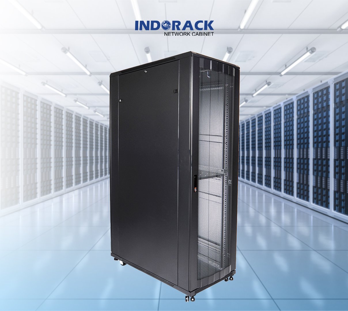 rack-server-indorack-45u-standing-close-rack-19-inch-depth-1150mm-single-perforated-door-ir11545p-gambar-0
