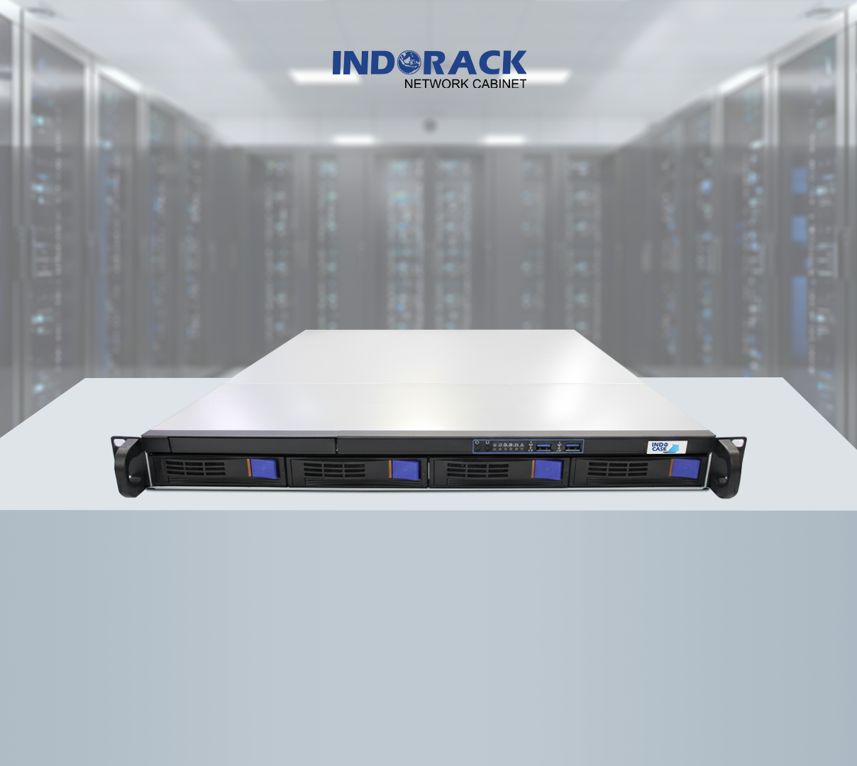 server-case-1u-4-bays-hotswap-ic1042-gambar-0