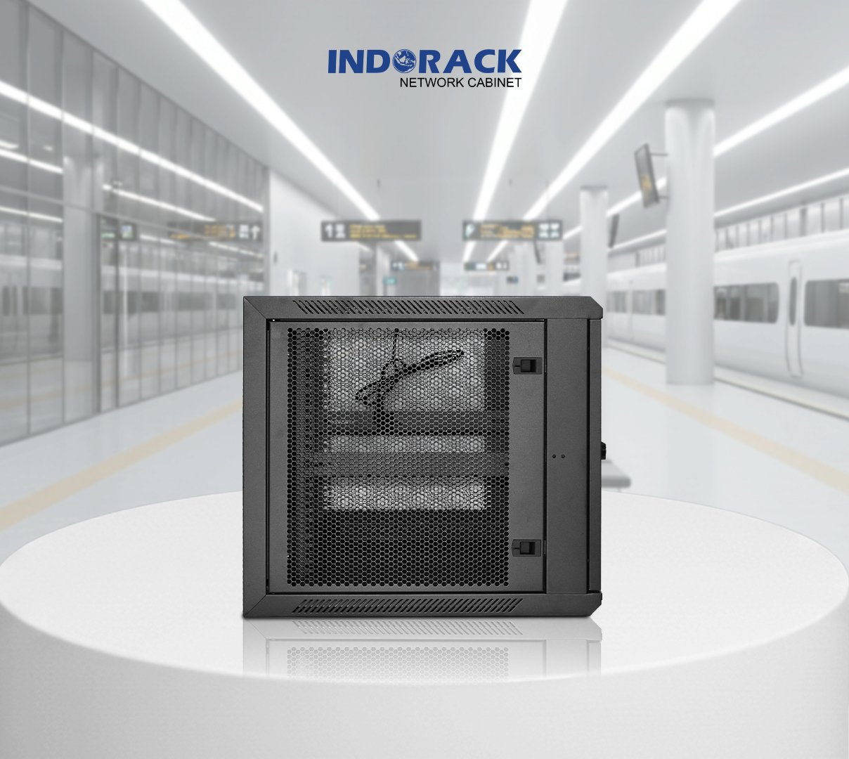 wallmount-rack-indorack-10u-19-inch-depth-600mm-single-perforated-door-wip6010s-gambar-1