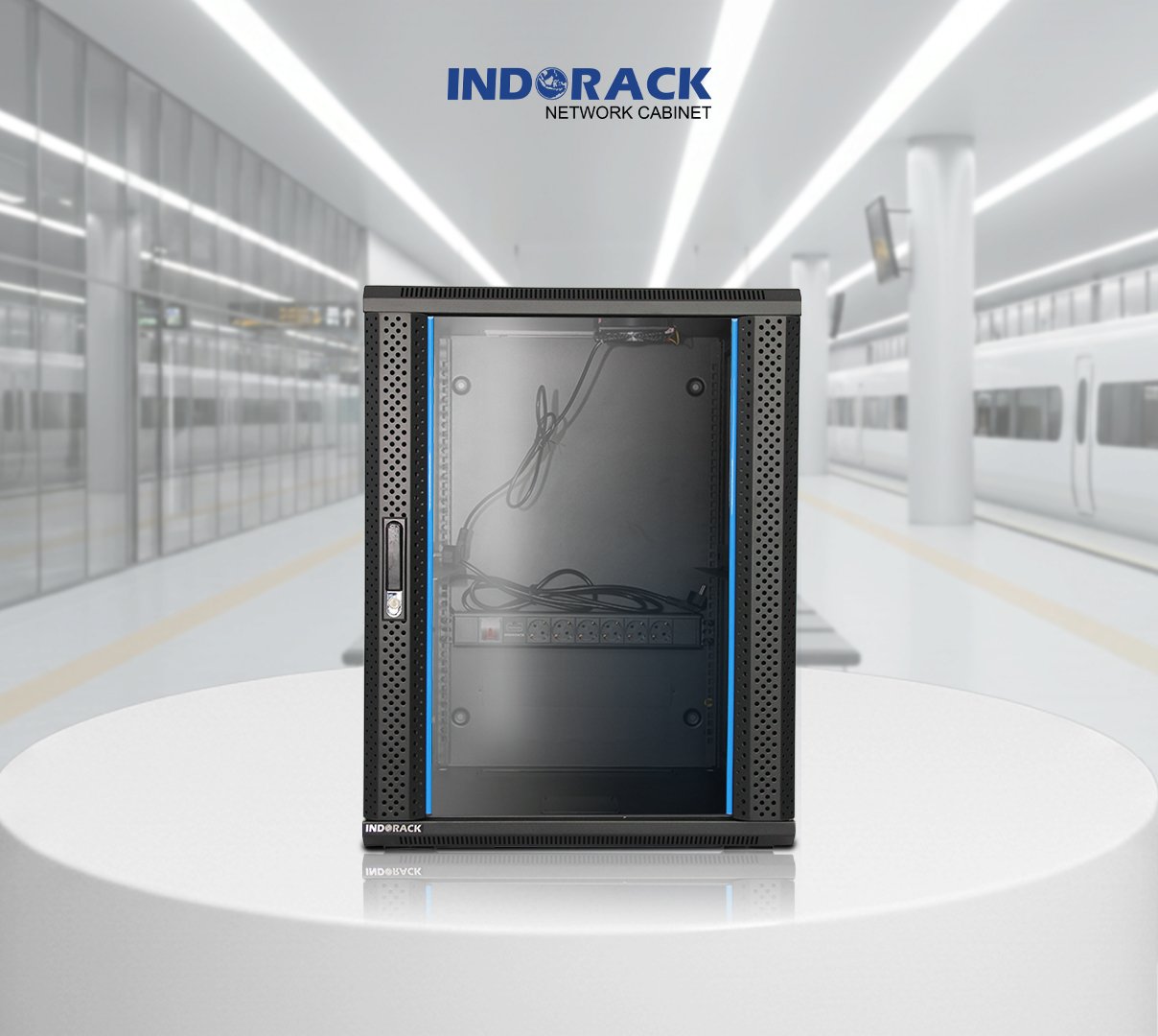 wallmount-rack-indorack-15u-19-inch-depth-600mm-single-glass-door-wir6015s-gambar-0