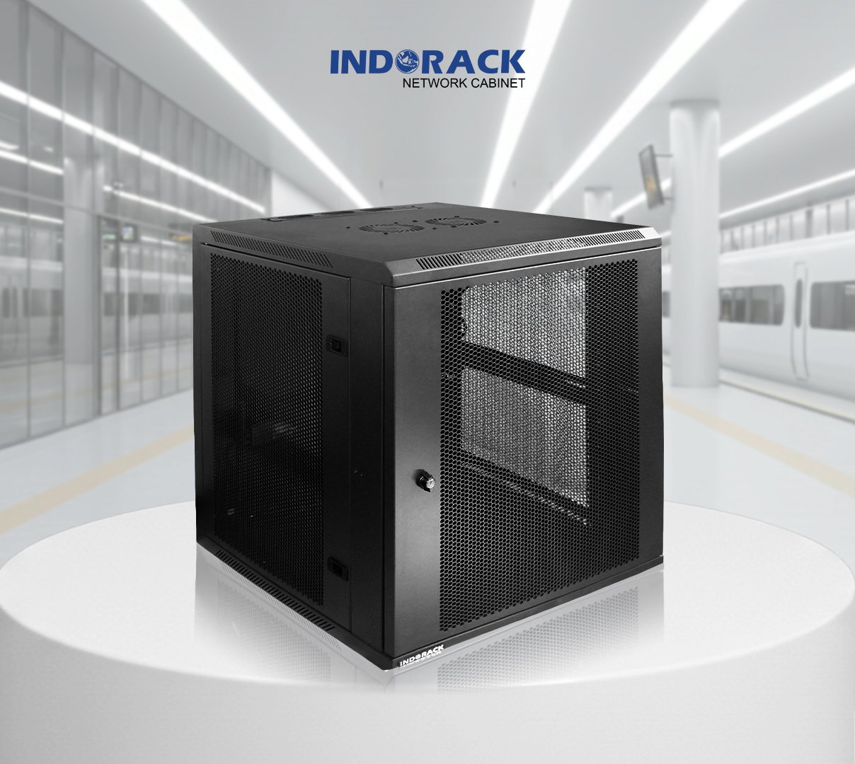 wallmount-rack-indorack-15u-19-inch-depth-600mm-single-perforated-door-wip6015s-gambar-0