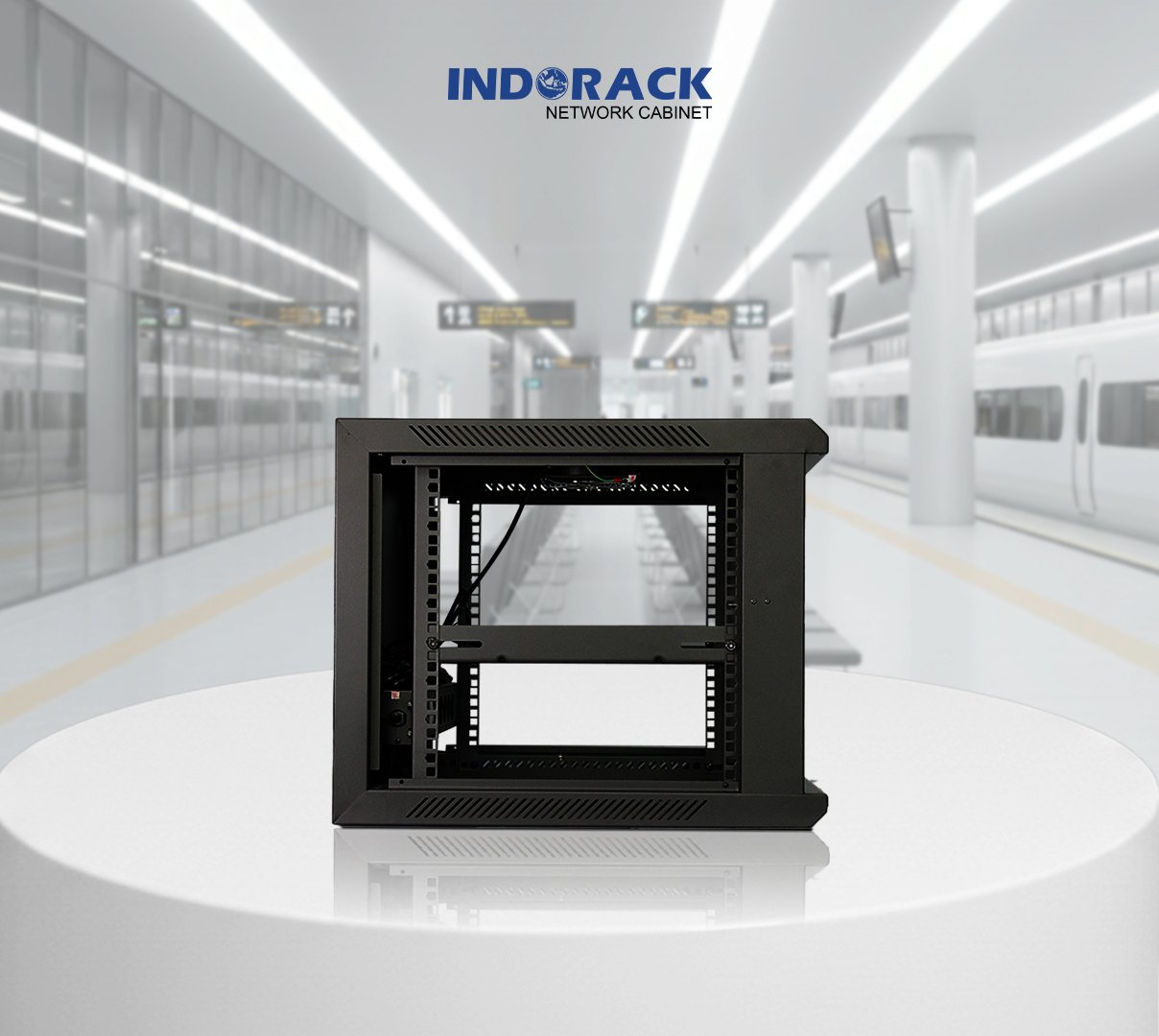 wallmount-rack-indorack-8u-19-inch-depth-550mm-single-glass-door-wir5508s-gambar-1